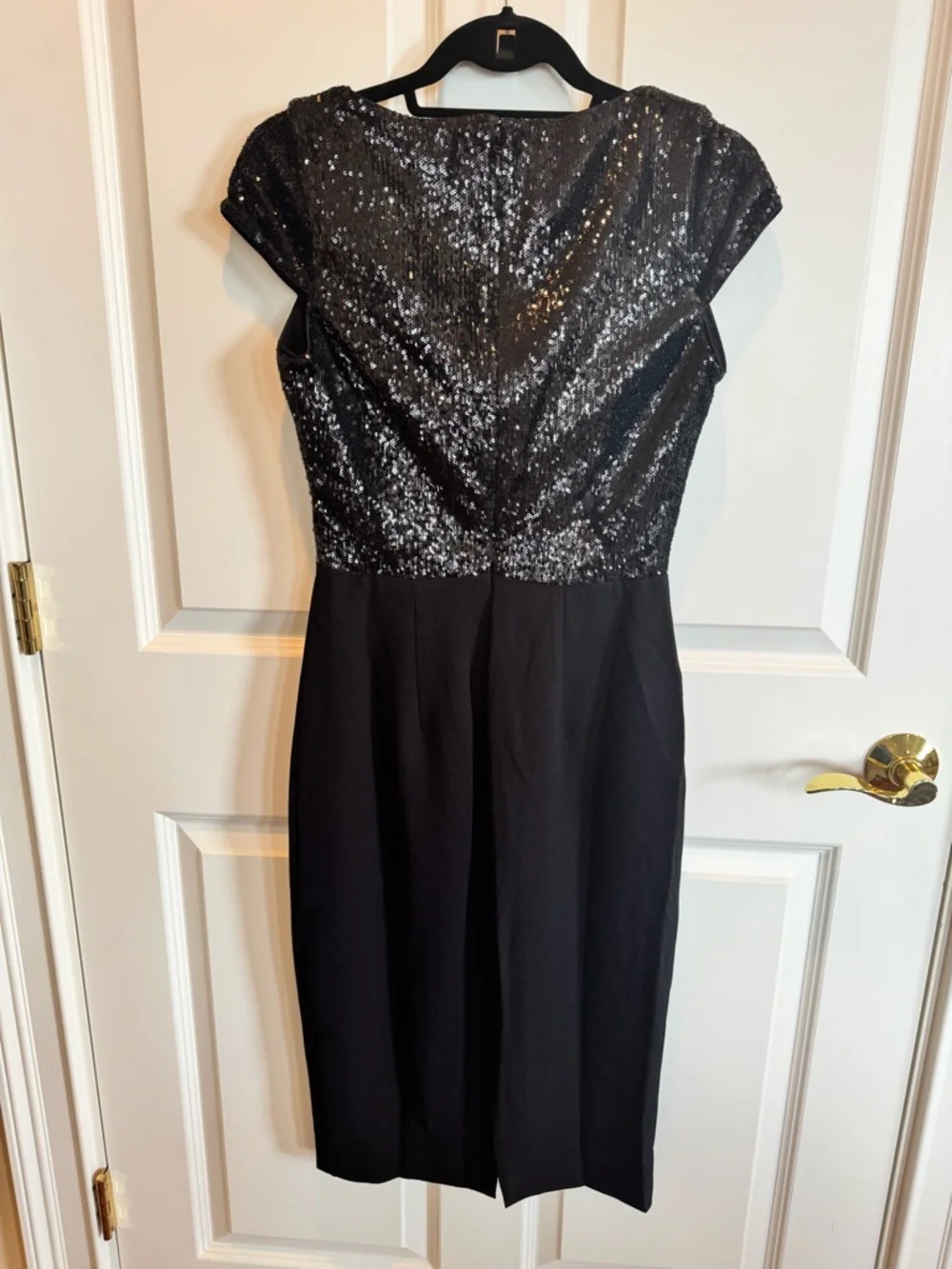 Dress the Population Black Sequin Midi Dress - Picture 4 of 4